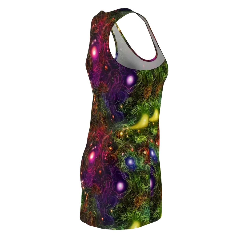 Cosmic Tendrils on Racerback Dress — Back Side