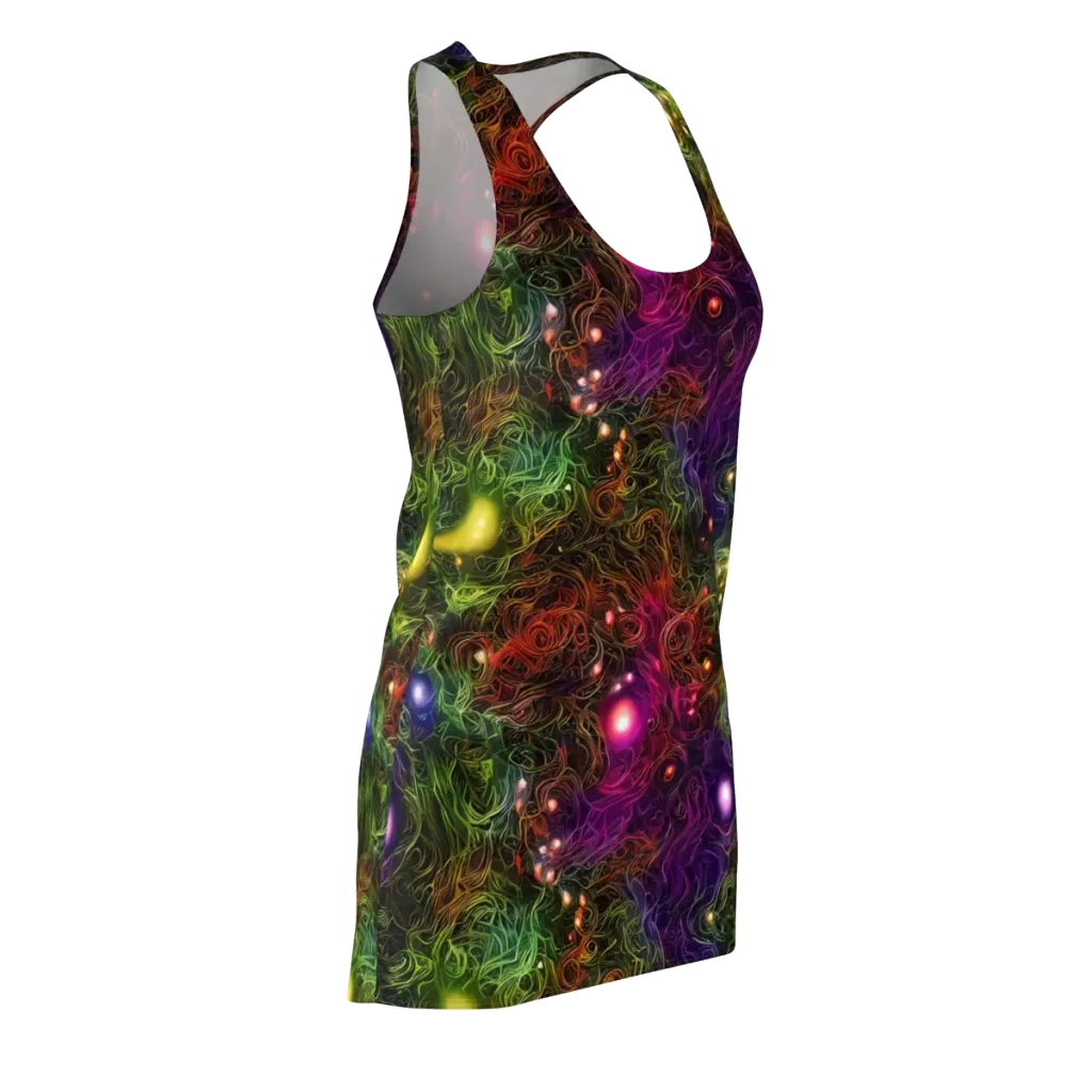 Cosmic Tendrils on Racerback Dress — Front Side