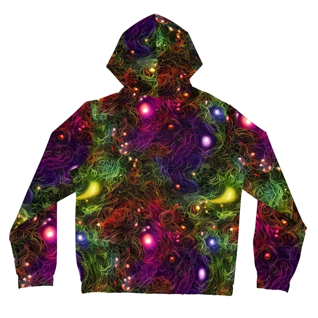 Cosmic Tendrils on Women's Full-Zip Hoodie — Back