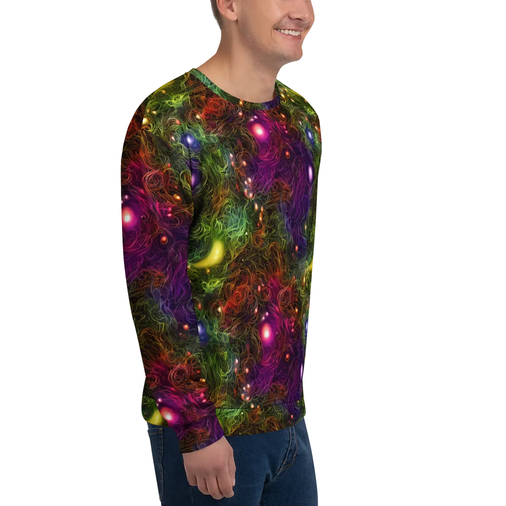 Cosmic Tendrils on Sweatshirt — Right Front