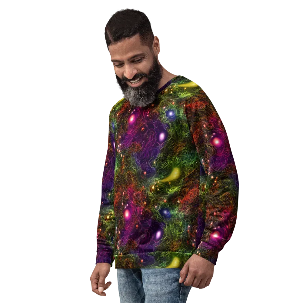 Cosmic Tendrils on Sweatshirt — Left Front