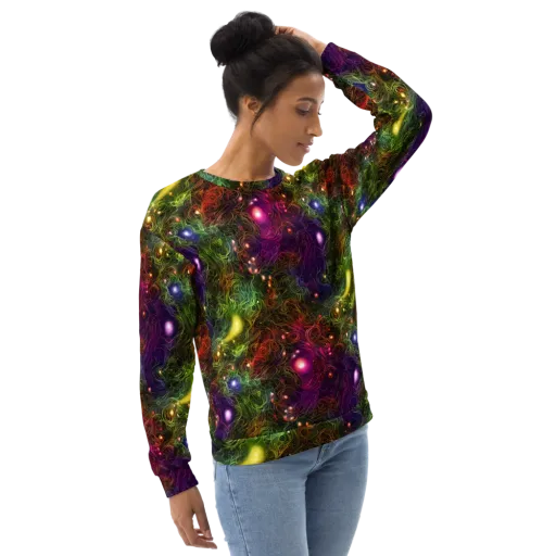Cosmic Tendrils on a Sweatshirt