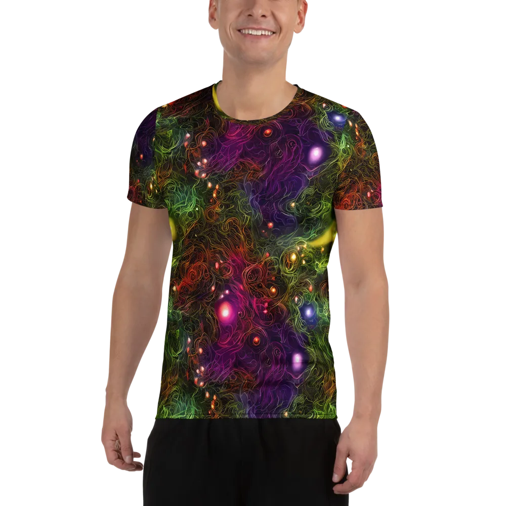Cosmic Tendrils on Men's Athletic T-Shirt — Front