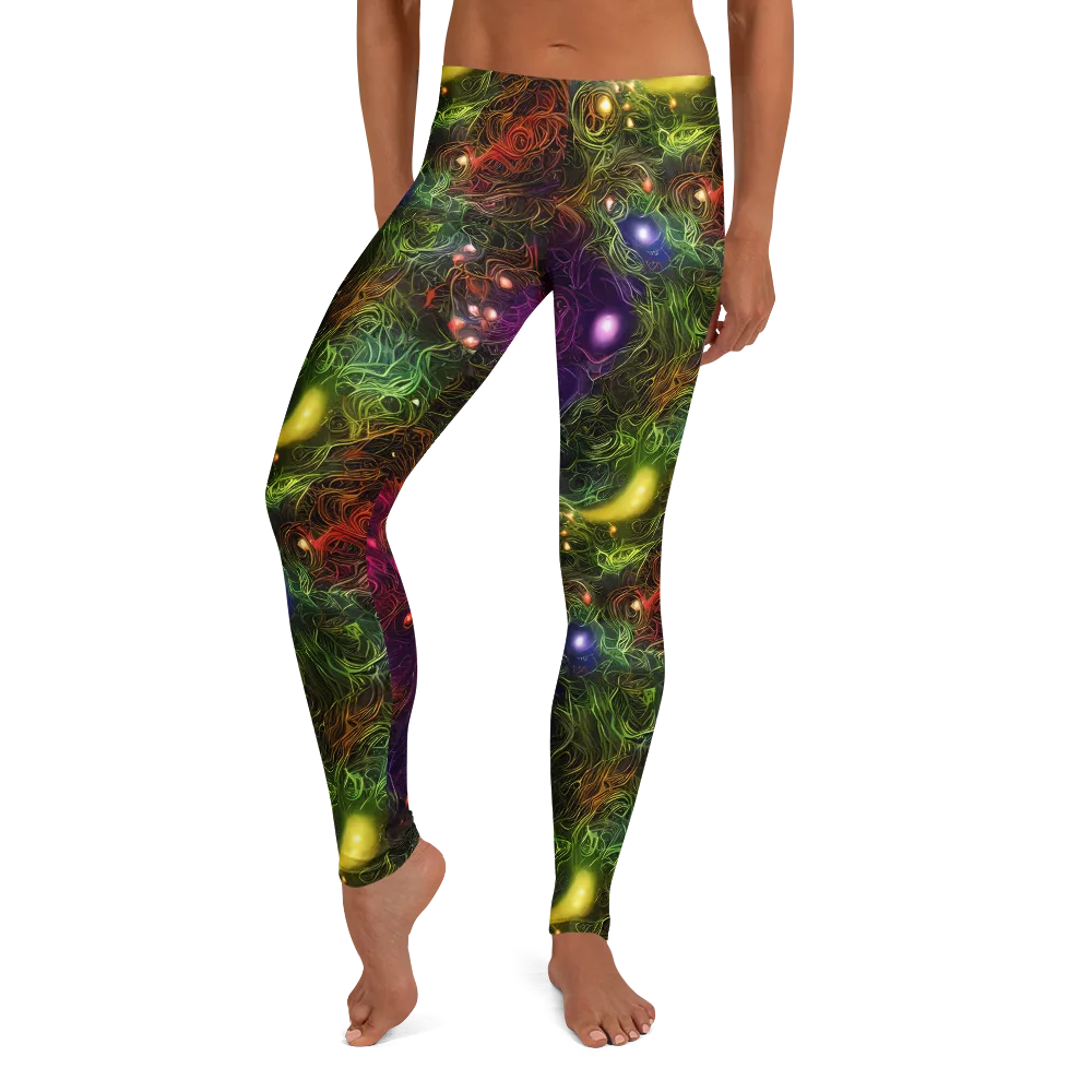 Cosmic Tendrils on Leggings — Front