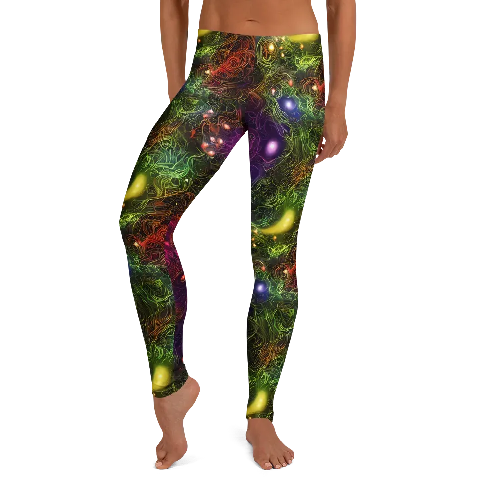 Cosmic Tendrils on Leggings — Front