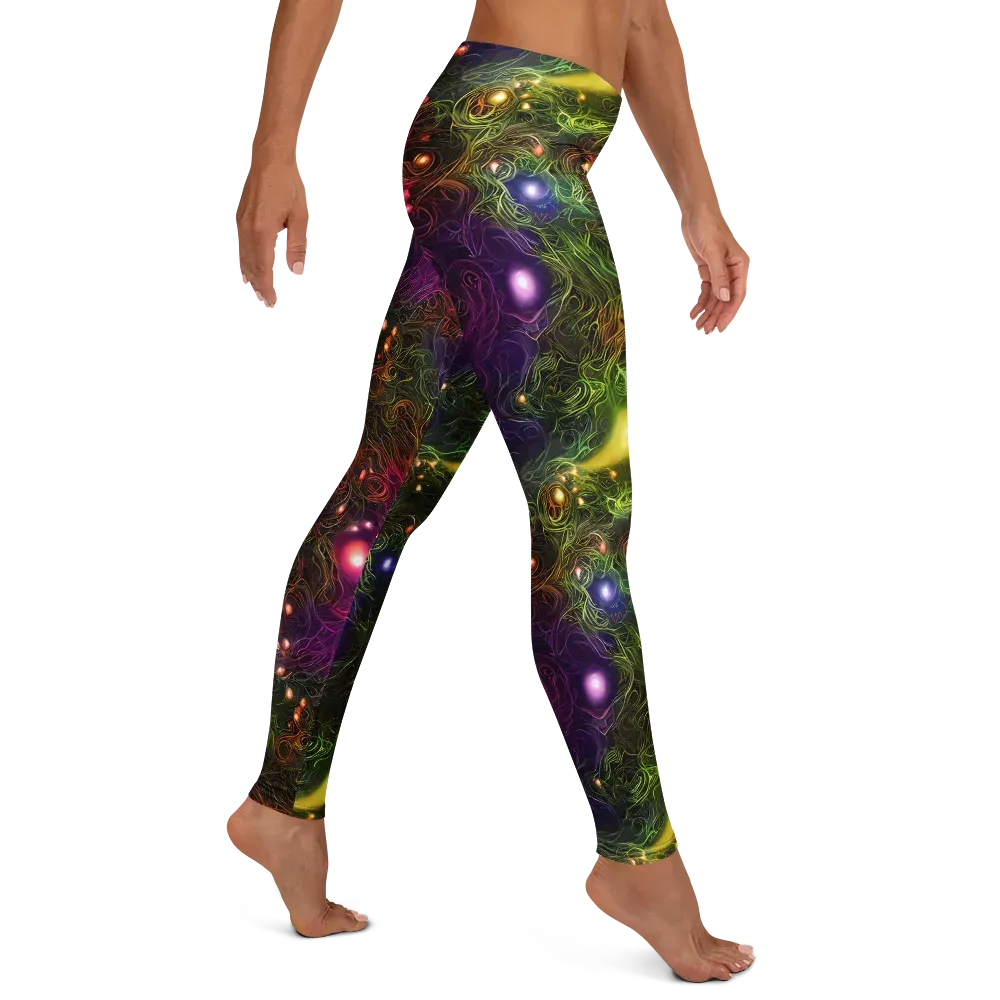 Cosmic Tendrils on Leggings — Right