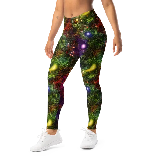 Cosmic Tendrils on a Leggings