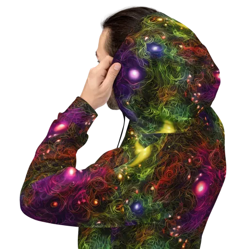 Cosmic Tendrils on a Hoodie