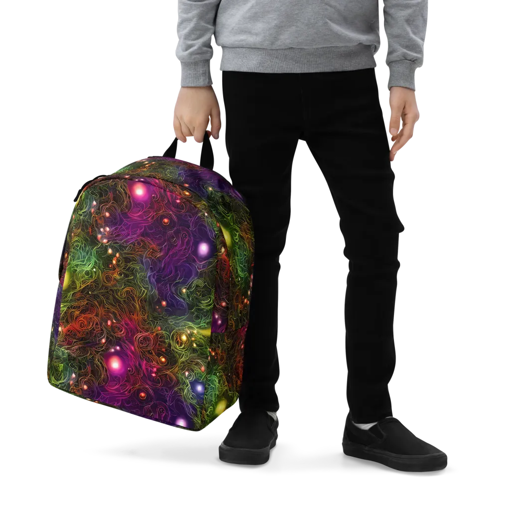 Cosmic Tendrils on Minimalist Backpack — Zoomed-in