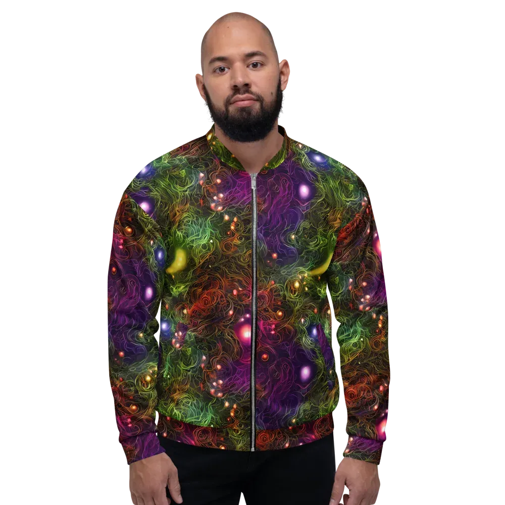 Cosmic Tendrils on Bomber Jacket — Front