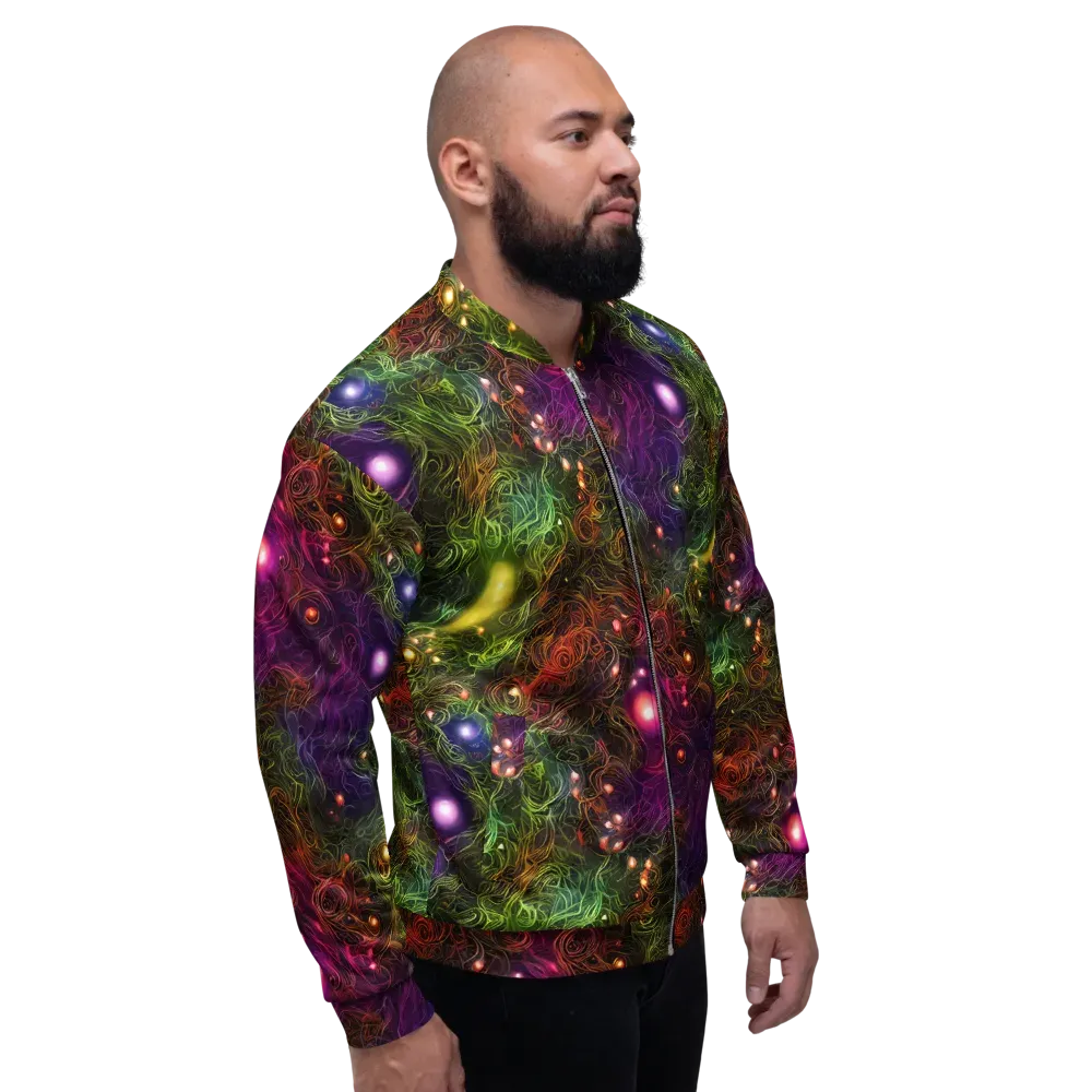 Cosmic Tendrils on Bomber Jacket — Right