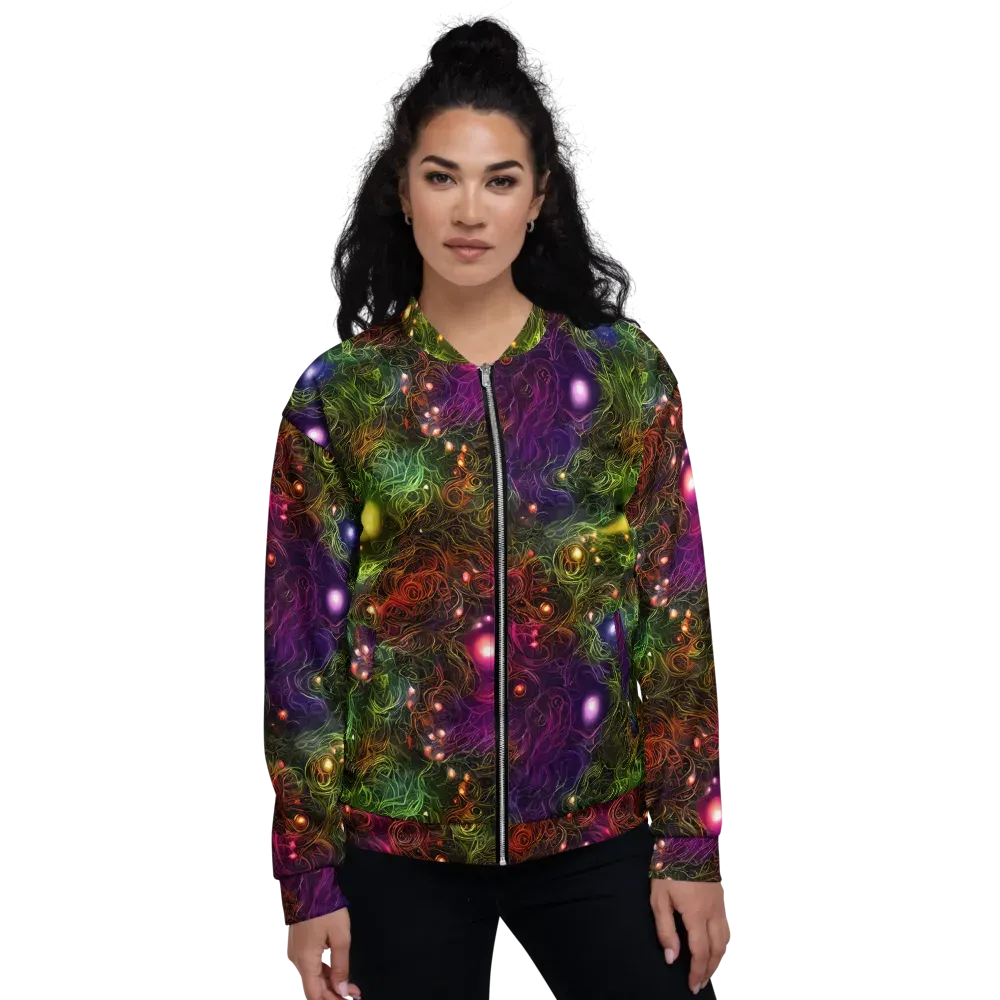 Cosmic Tendrils on Bomber Jacket — Front