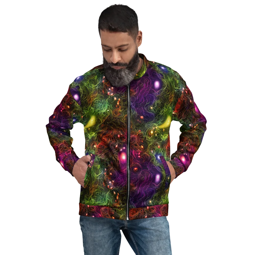 Cosmic Tendrils on Bomber Jacket — Front