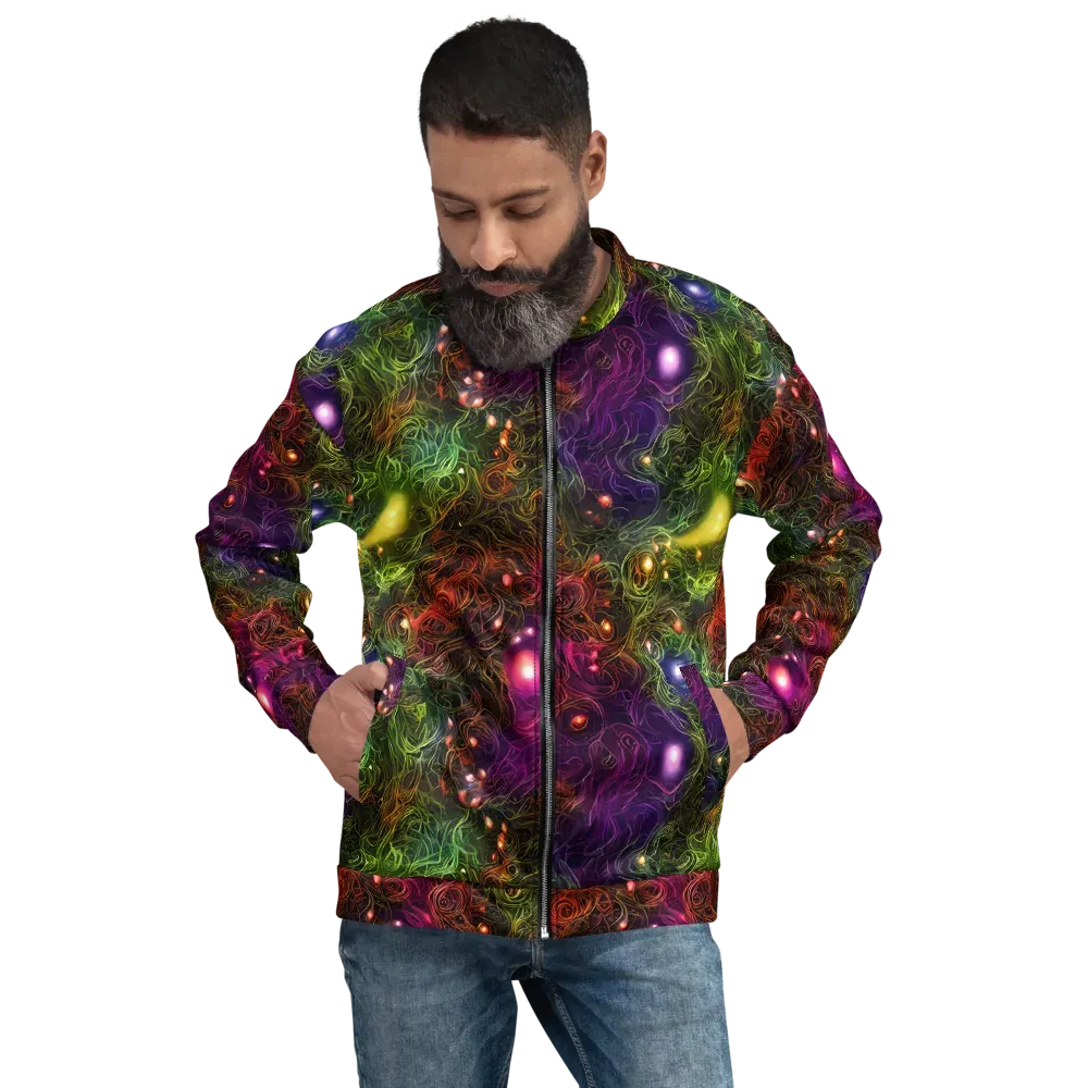 Cosmic Tendrils on Bomber Jacket — Front