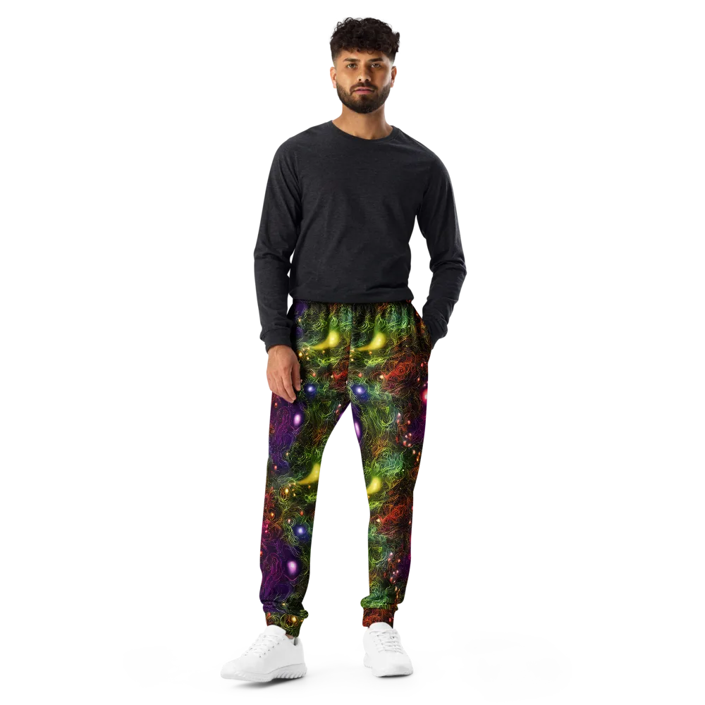 Cosmic Tendrils on Men's Joggers — Front