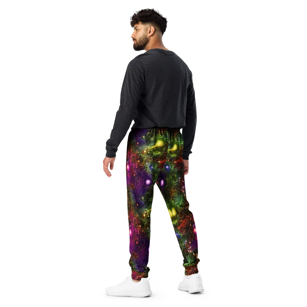 Cosmic Tendrils on Men's Joggers — Back