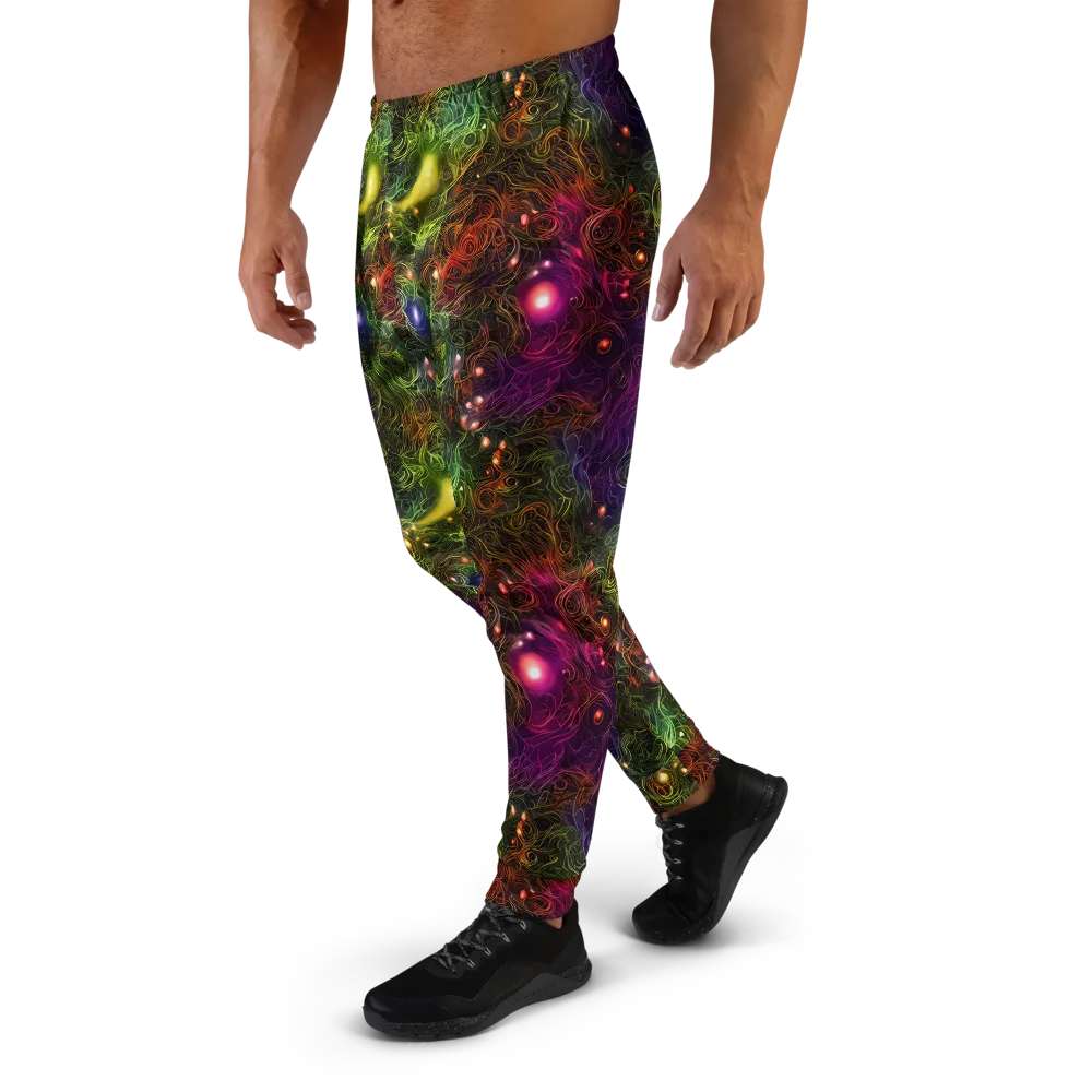 Cosmic Tendrils on Men's Joggers — Left