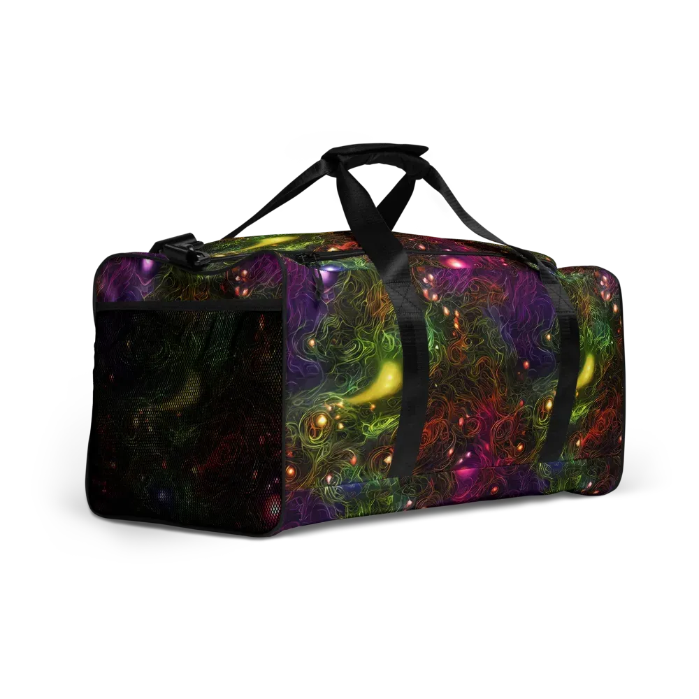 Cosmic Tendrils on Duffle Bag — Right Front