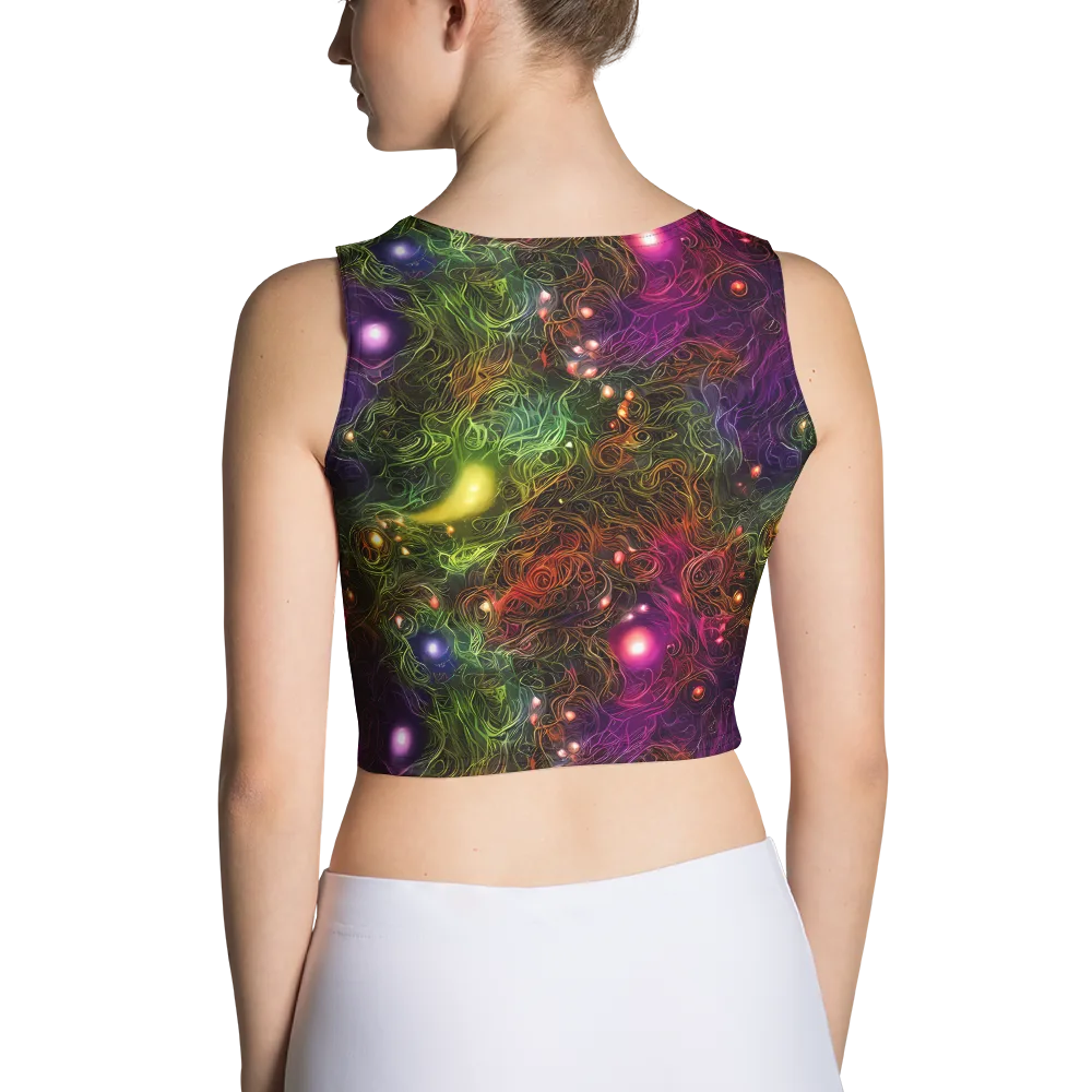 Cosmic Tendrils on Crop Top — Back