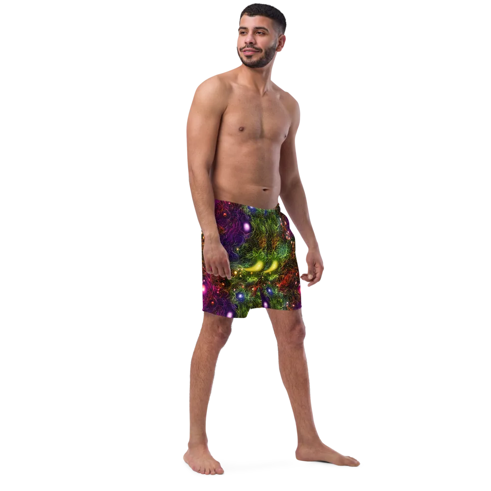 Cosmic Tendrils on Swim Trunks — Right Front