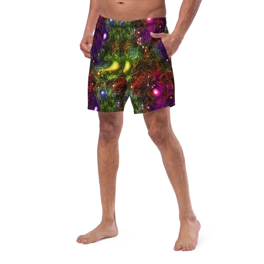 Cosmic Tendrils on Swim Trunks — Left Front