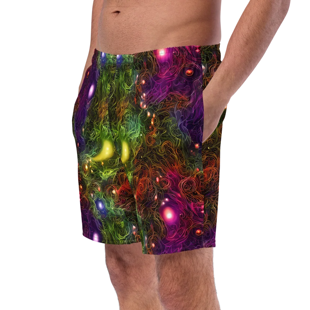Cosmic Tendrils on Swim Trunks — Left Front