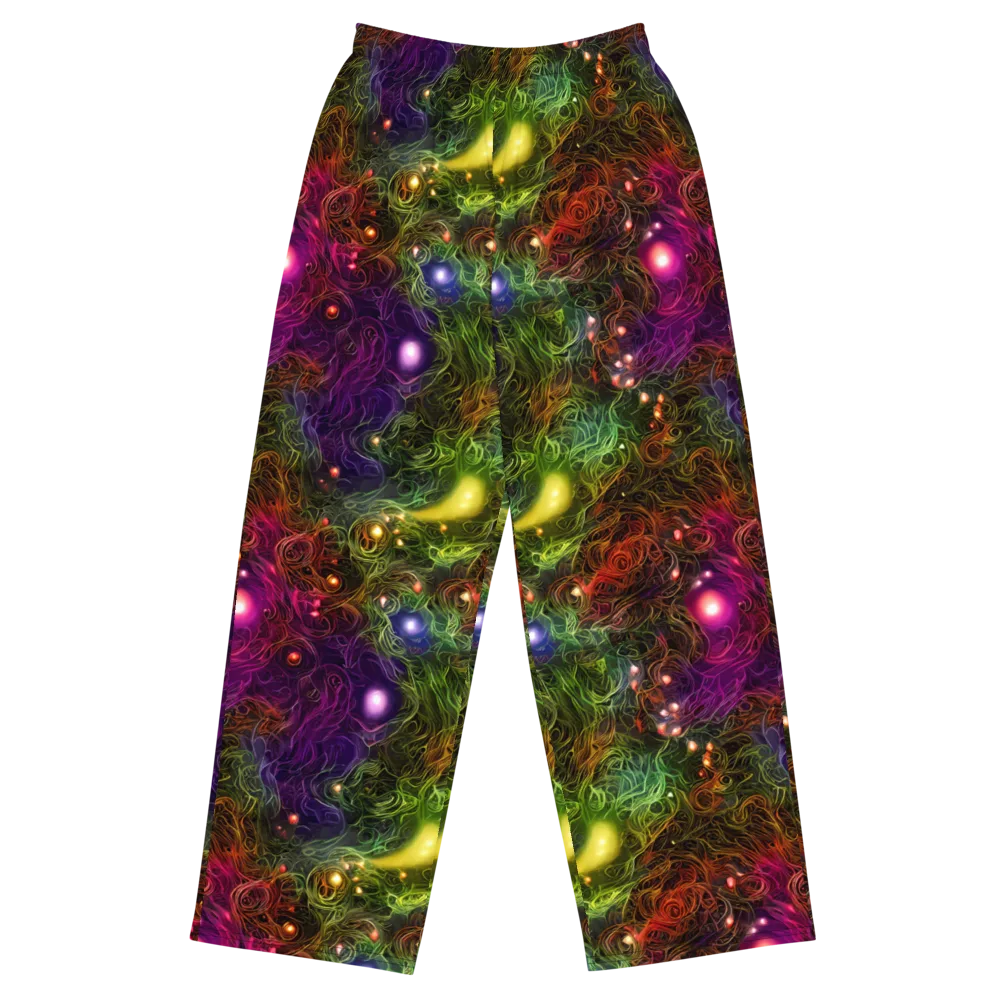Cosmic Tendrils on Wide-Leg Pants — Front