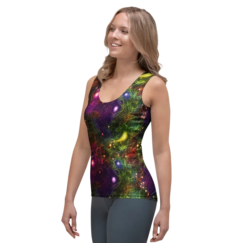 Cosmic Tendrils on Women's Tank Top — Left Front