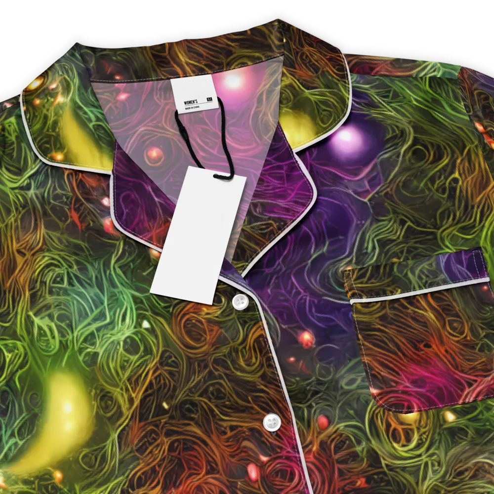 Cosmic Tendrils on Women's Short Sleeve Pajama Top — Product details