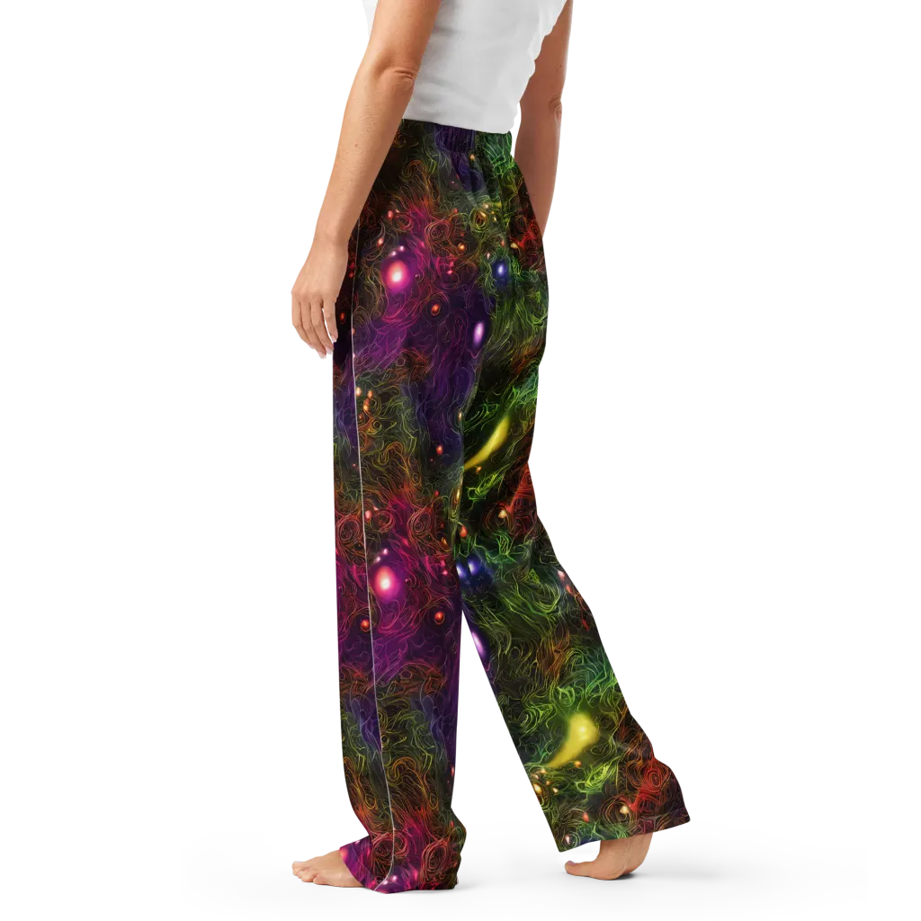 Cosmic Tendrils on Women's Pajama Pants — Left