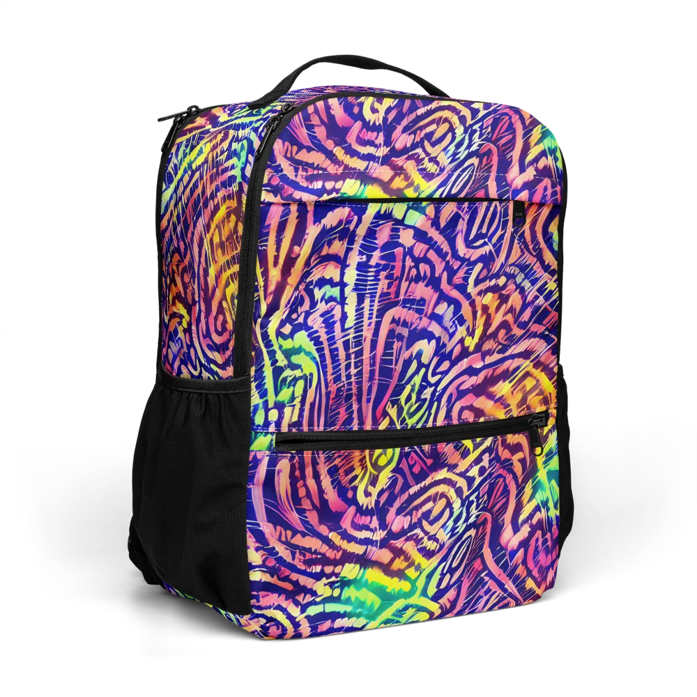 Acid Afterglow on Utility Backpack — Right Front