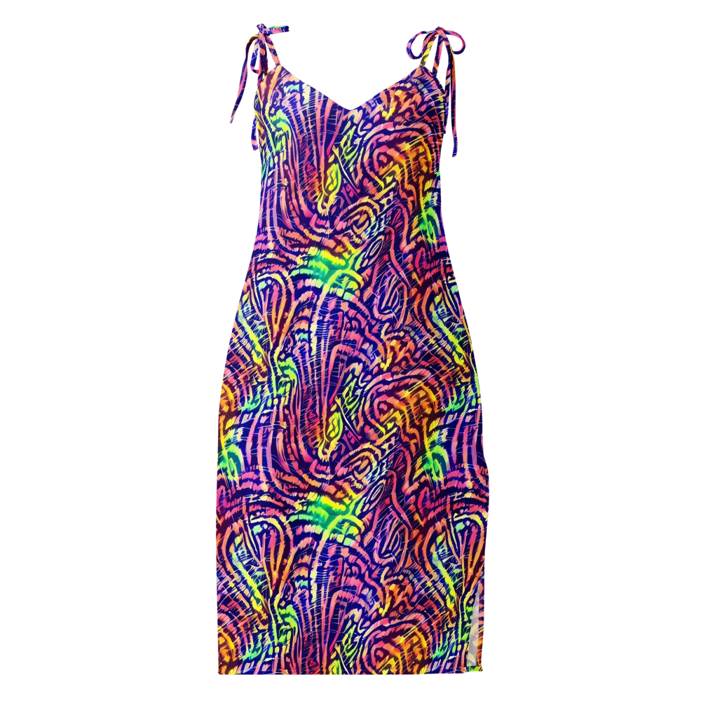Acid Afterglow on Slip Dress — Front