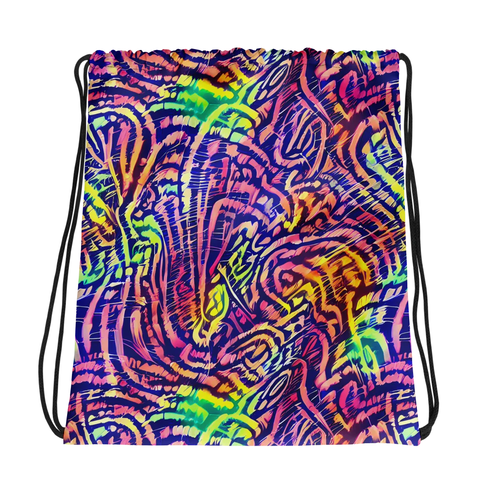 Acid Afterglow on Drawstring Bag — Photo