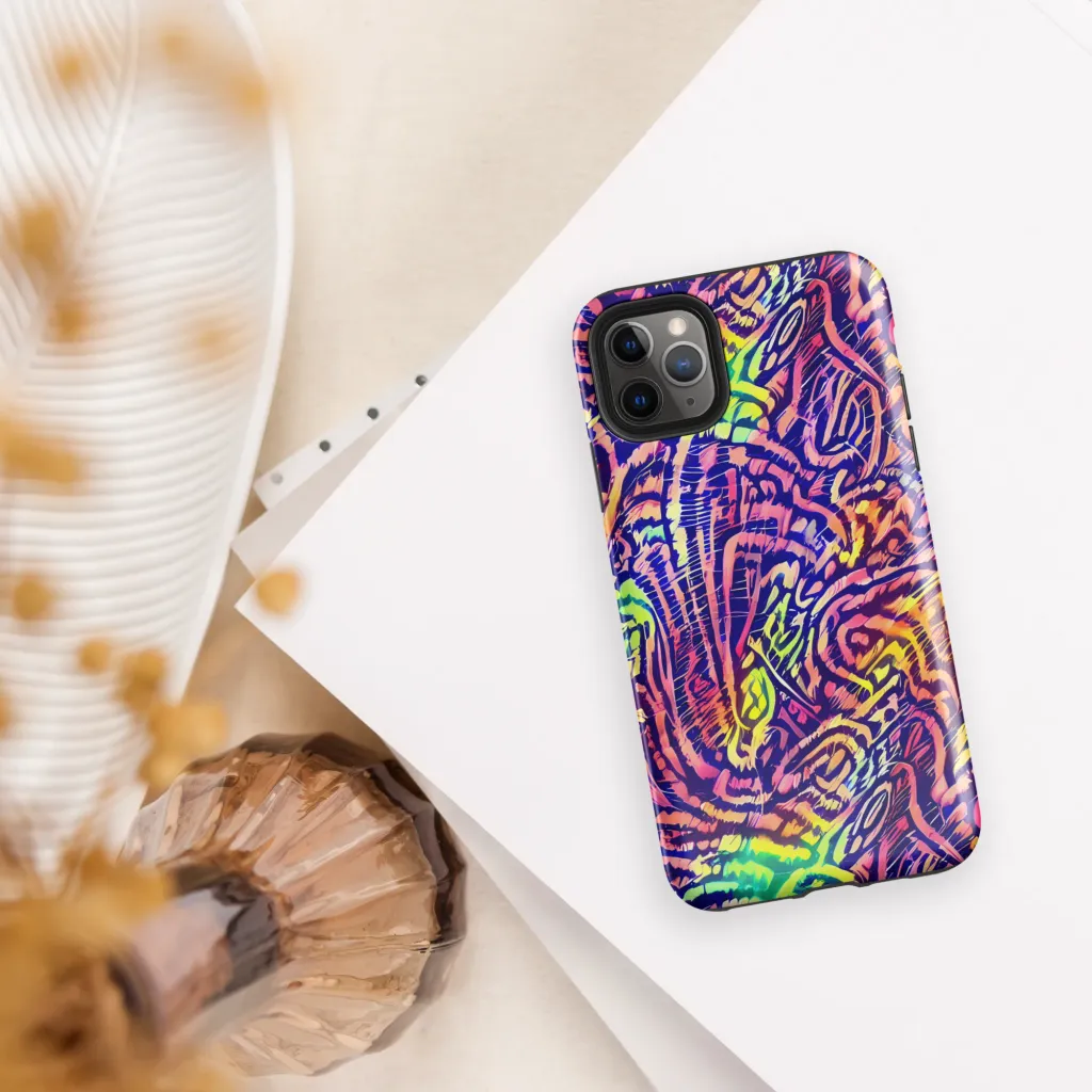 Acid Afterglow on Tough Case for iPhone® — Front