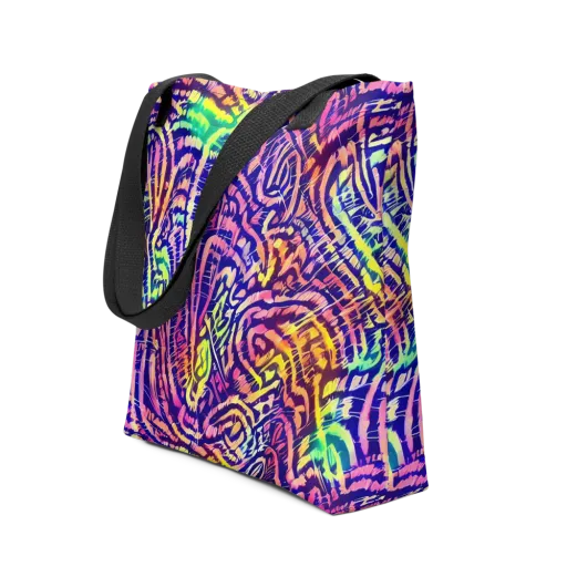 Acid Afterglow on a Tote Bag