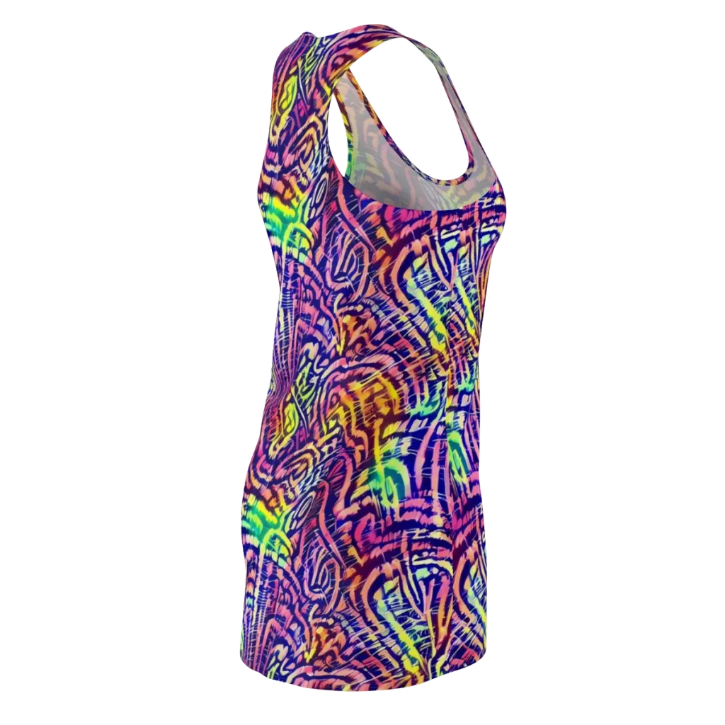 Acid Afterglow on Racerback Dress — Back Side