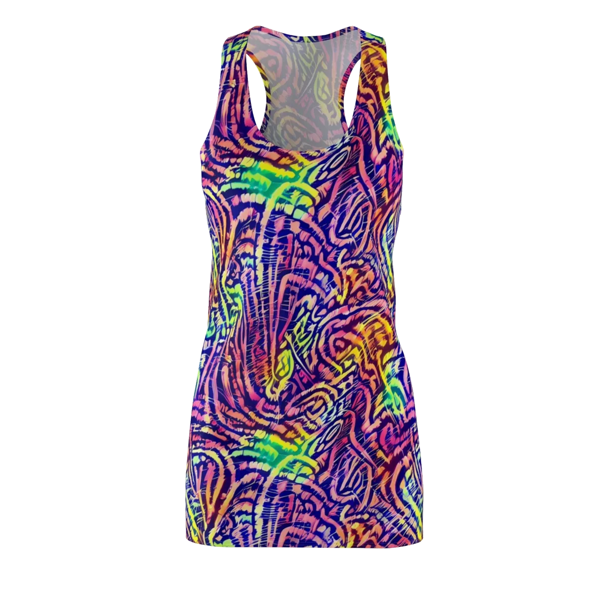 Acid Afterglow on Racerback Dress — Front