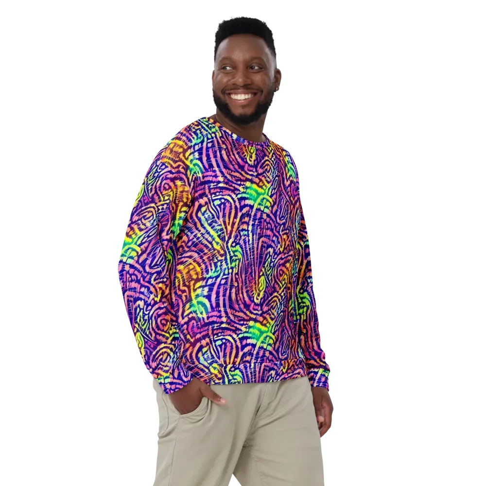 Acid Afterglow on Sweatshirt — Front