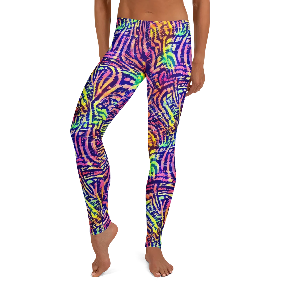 Acid Afterglow on Leggings — Front