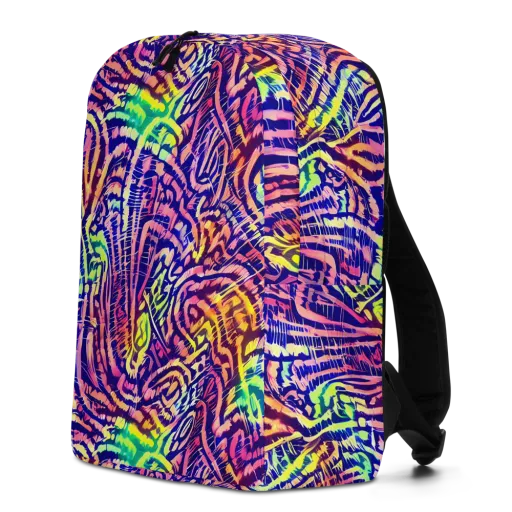 Acid Afterglow on a Minimalist Backpack