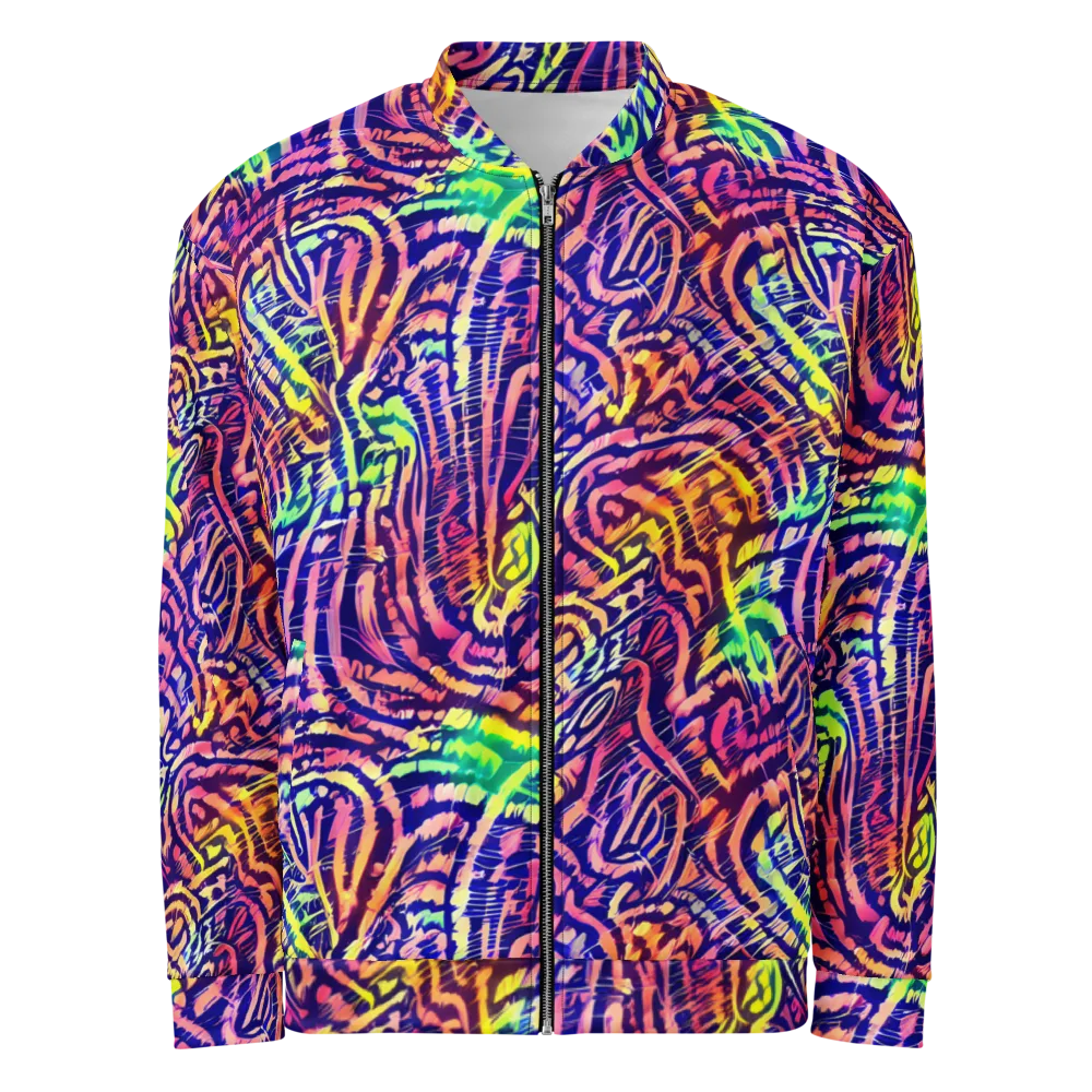 Acid Afterglow on Bomber Jacket — Front
