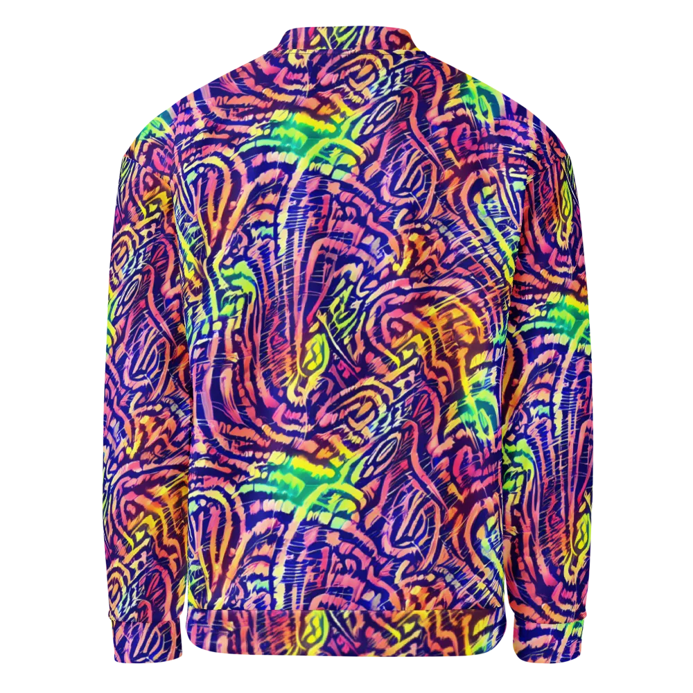 Acid Afterglow on Bomber Jacket — Back