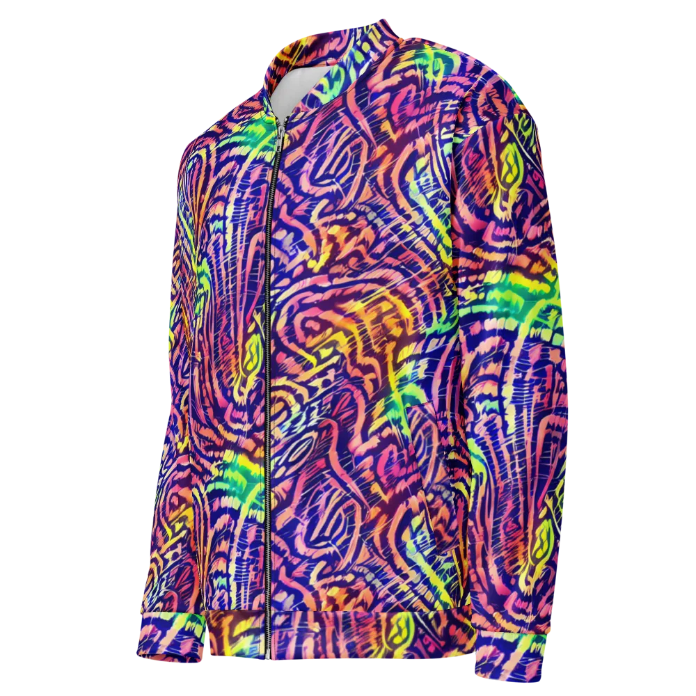 Acid Afterglow on Bomber Jacket — Left Front