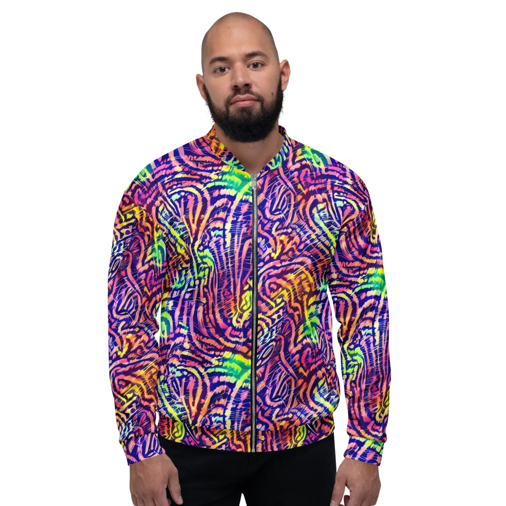 Acid Afterglow on Bomber Jacket — Front