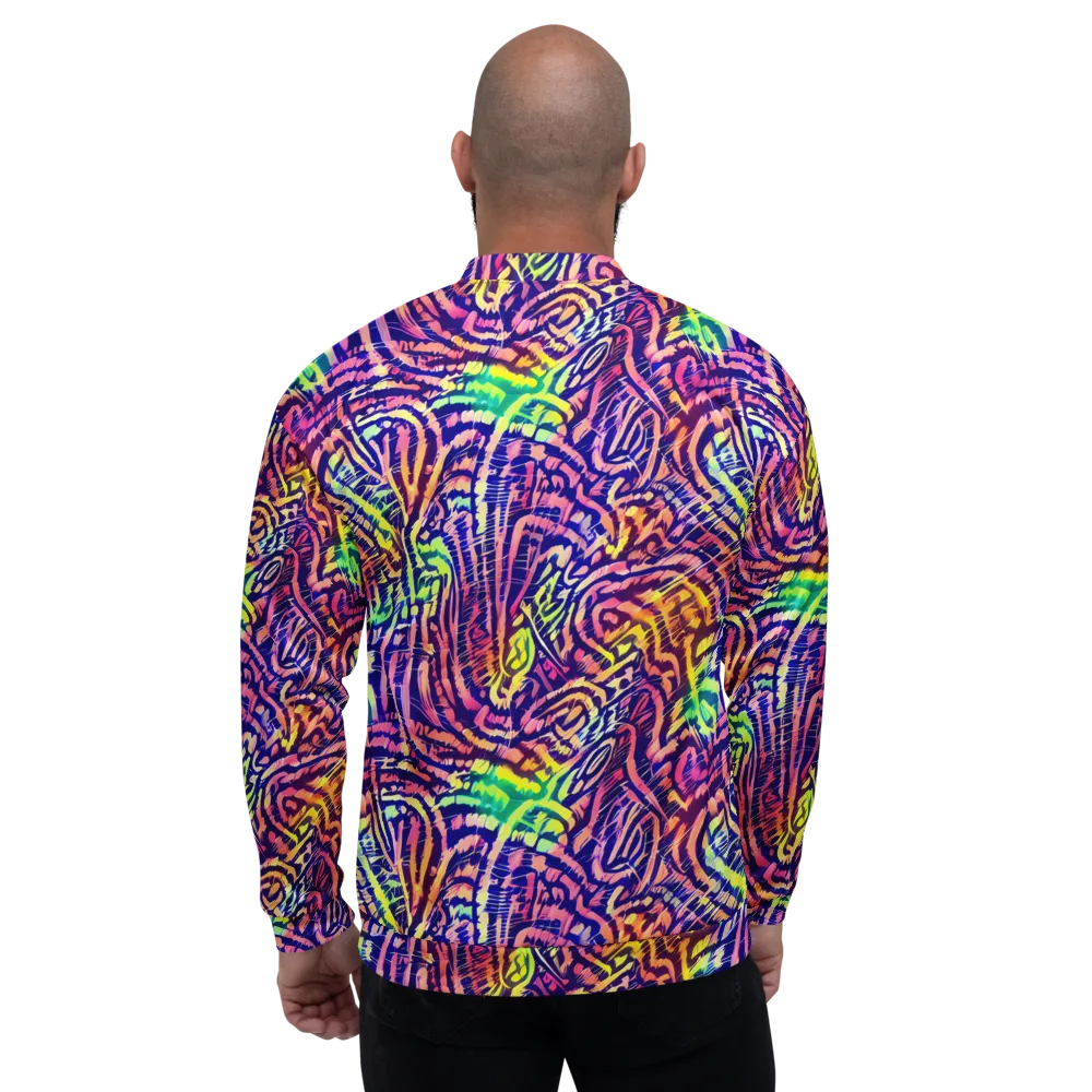 Acid Afterglow on Bomber Jacket — Back