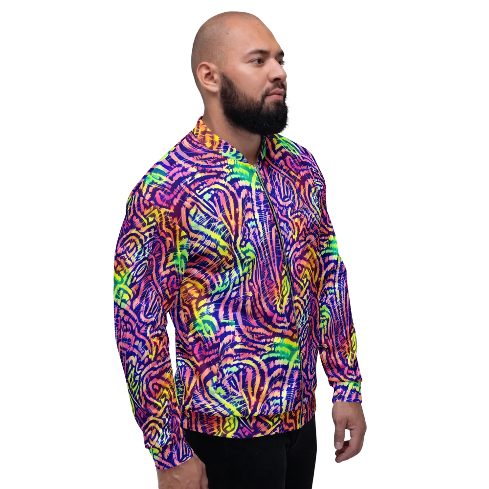 Acid Afterglow on Bomber Jacket — Right