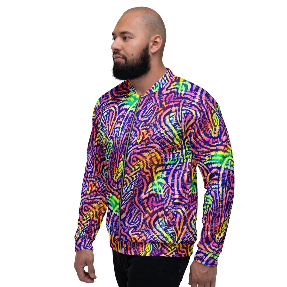 Acid Afterglow on Bomber Jacket — Left
