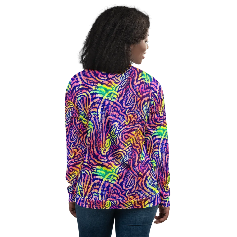 Acid Afterglow on Bomber Jacket — Back
