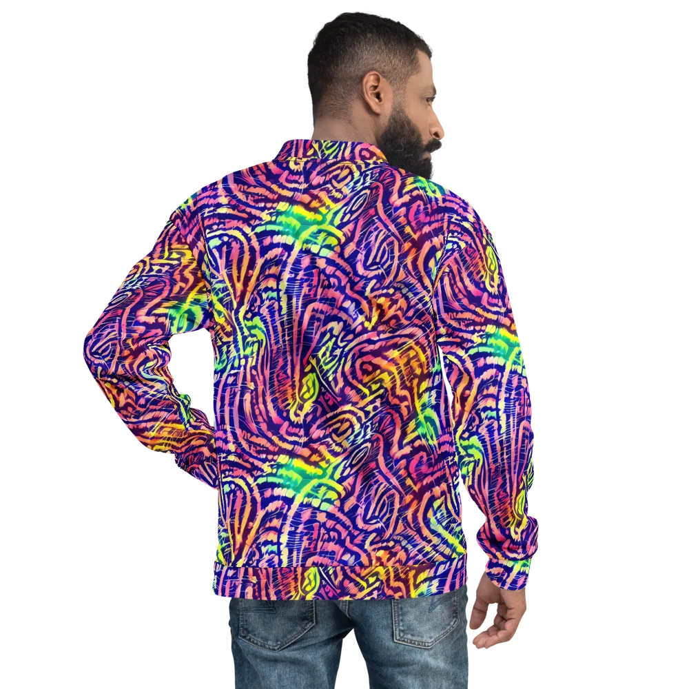 Acid Afterglow on Bomber Jacket — Back