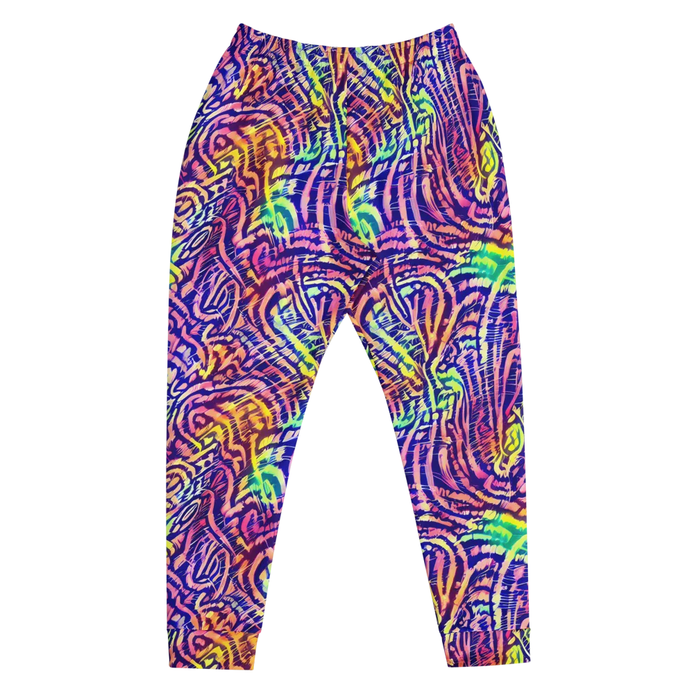 Acid Afterglow on Men's Joggers — Front
